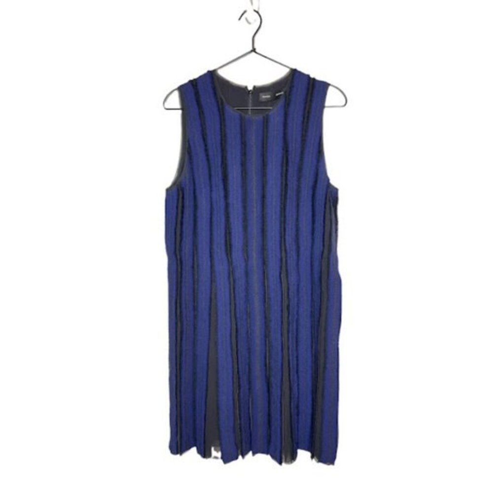 Beautiful Proenza Schouler Pleated 100% Silk Shift Dress Women's Size 6